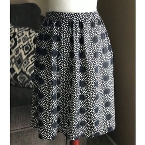 💙 J. Crew Blue Polka Dot Skirt
